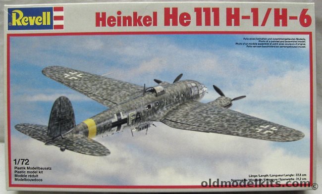 Revell 1/72 Heinkel He-111 H-1 / H-6 - (He111H), 4335 plastic model kit